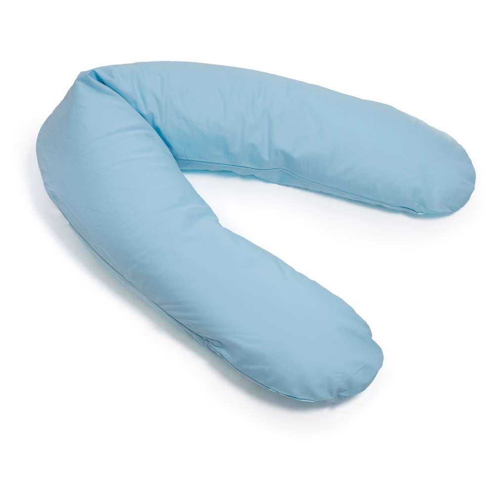 601-408 pic Bear Stillkissen Classic 190 cm, GOTS cool Blue