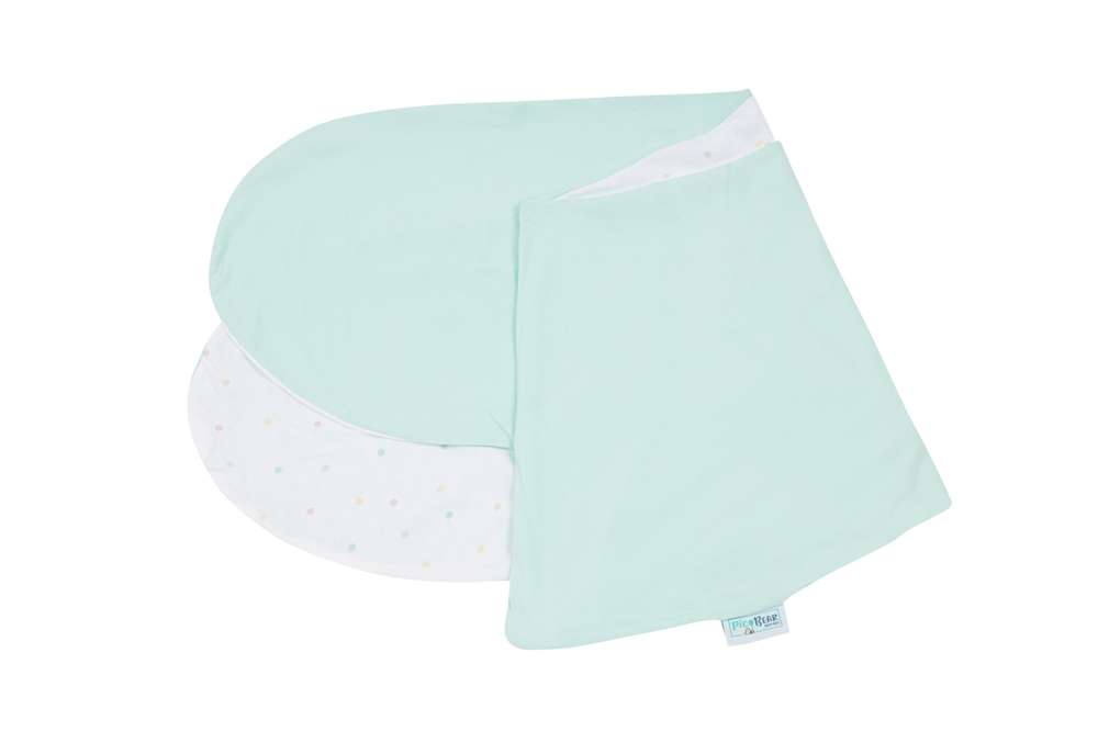 601-E-109B pic Bear Jersey Ersatzbezug Stillkissen Classic und Premium, Punkte bunt mit Bay Jersey