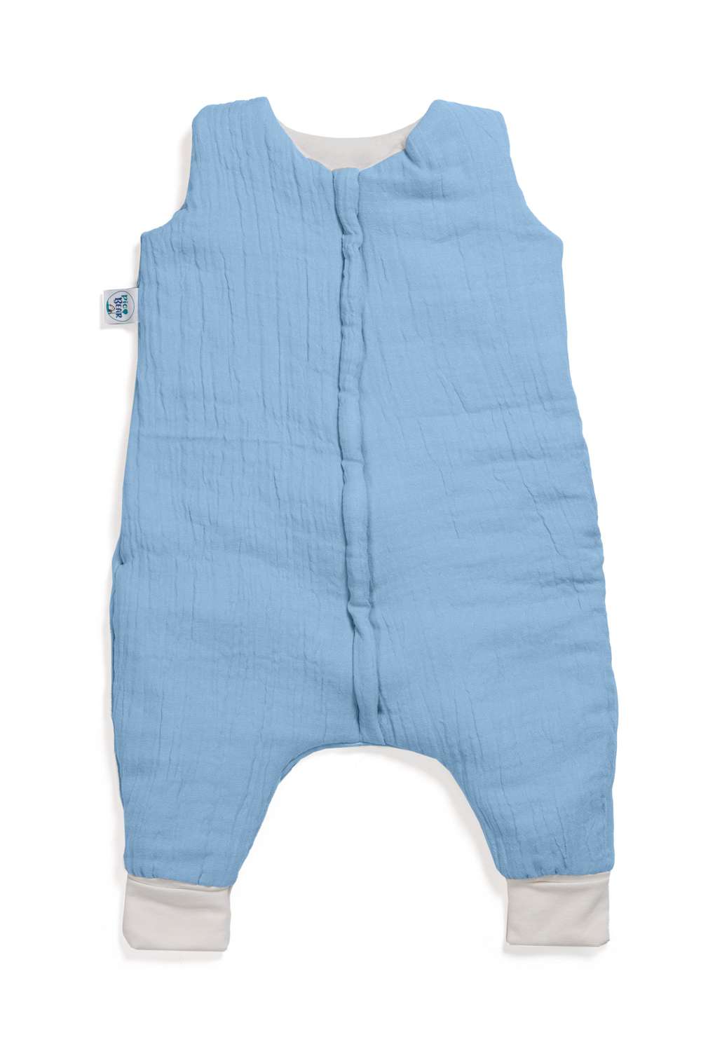 pic Bear Baby Jumper Schlafoverall Gr. 80cm, airy blue Musselin, 80