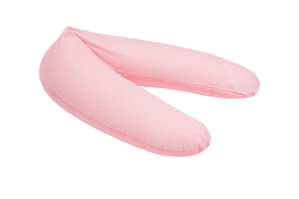 616-111F pic Bear Stillkissen PREMIUM 194 cm, Spots Flamingo + Unterseite Rosé