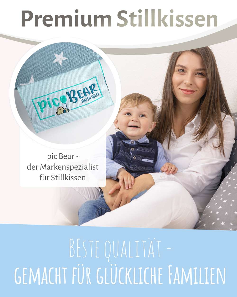 600-302 pic Bear Stillkissen Medium 170 cm, Altrosa