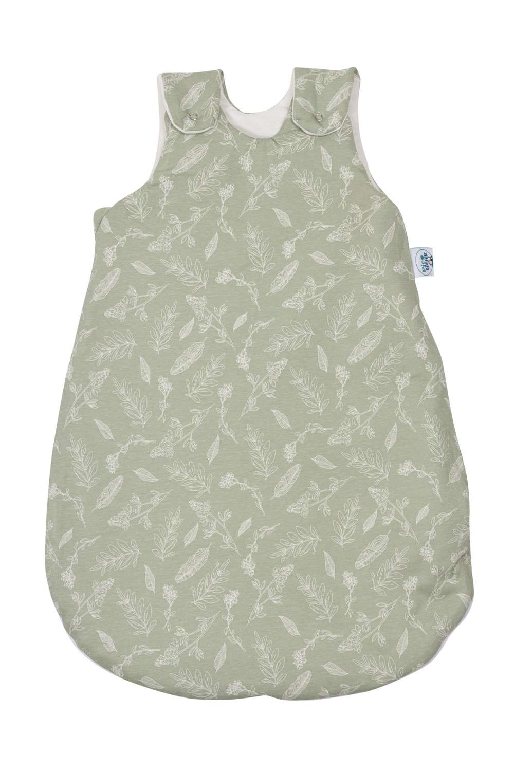 pic Bear Babyschlafsack mitwachsend - atmungsaktiv, Forest leaves, 50/56