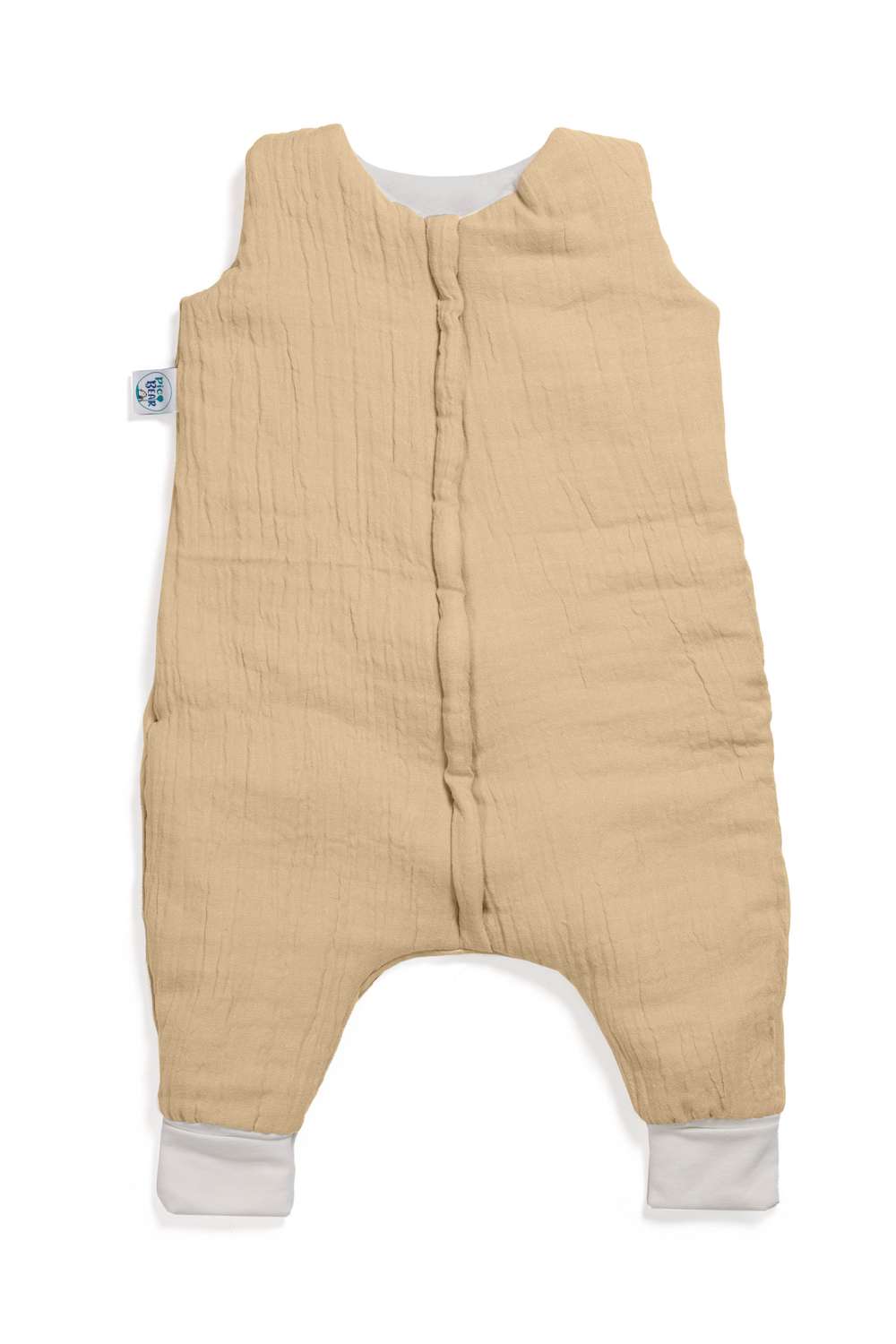 633-604 pic Bear Baby Jumper Schlafoverall Gr. 80 cm, tender peach Musselin, 80