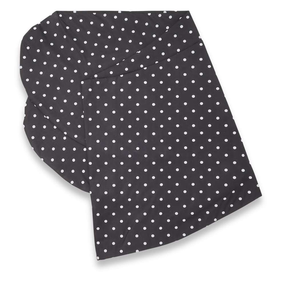pic Bear Ersatzbezug Stillkissen Medium 170 cm, Spots schwarz