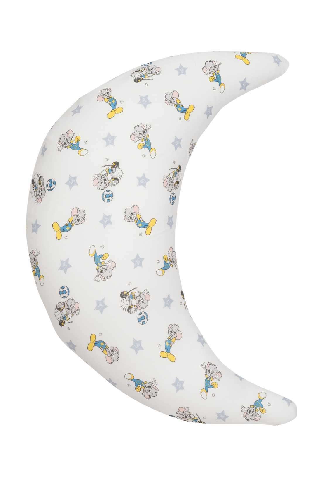 611-E-501 Ersatzbezug Stillmond ED - EDDA , 100% Jersey-Baumwolle, Ed Sterne weiss