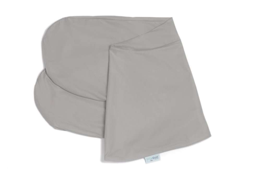 600-E-301 pic Bear Ersatzbezug Stillkissen Medium 170 cm, Platin-grau