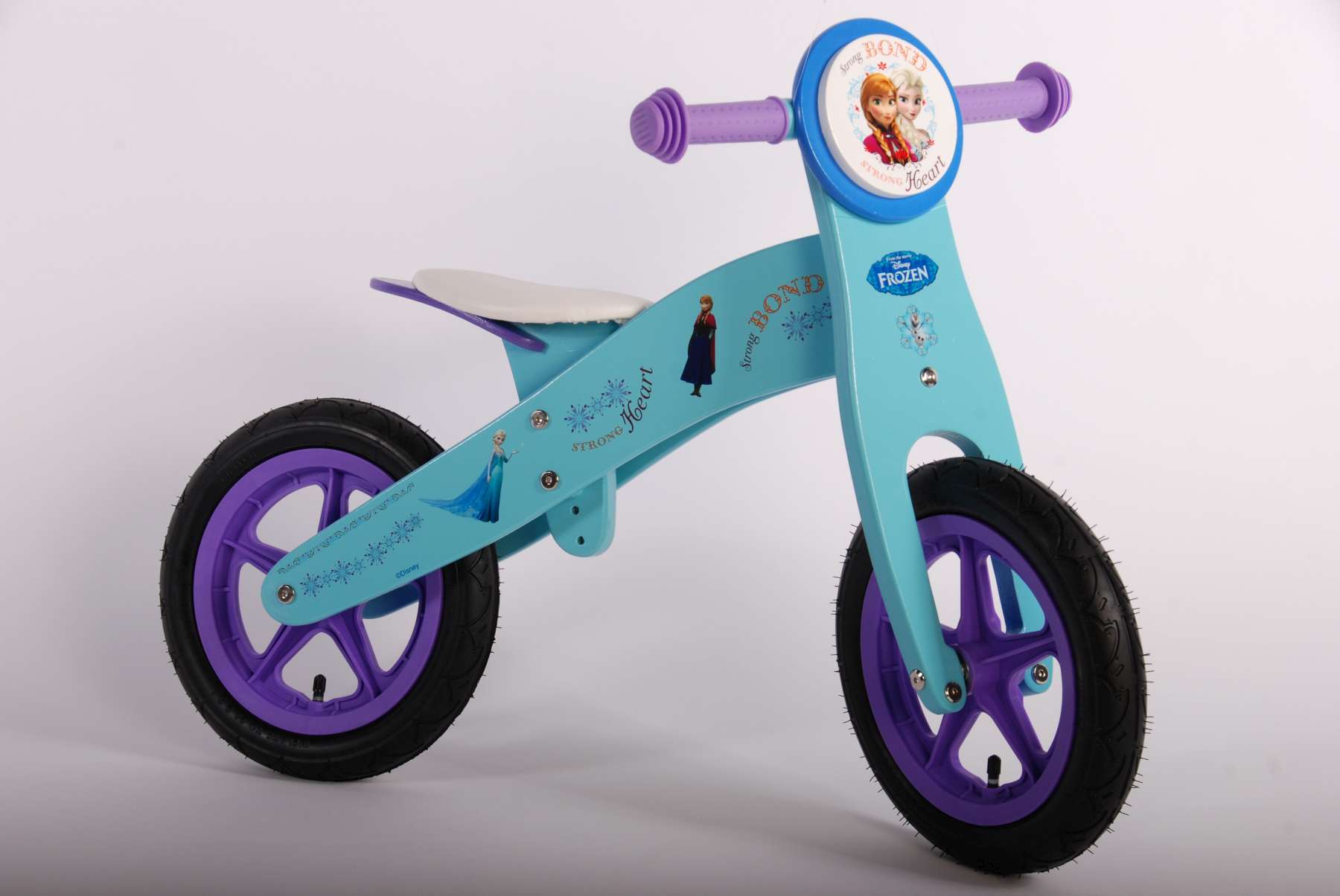 Kinderlernrad Laufrad Holz Frozen Eiskönigin Kindrerfahrrad 12 Zoll Roller Kind 